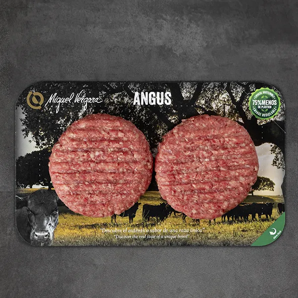 Saftige Angus Burger-Patties von Miguel Vergara